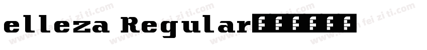 elleza Regular字体转换